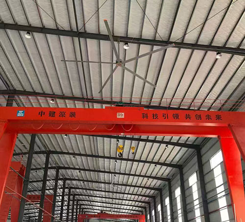 低噪音大風(fēng)量節(jié)能工業(yè)大吊扇 —— 廠房倉儲(chǔ)車間夏季通風(fēng)降溫優(yōu)選設(shè)備